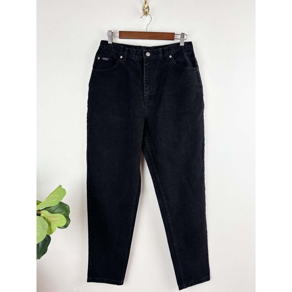 Vintage 90s Riders by Lee Black High Waist Denim Jeans Sz 29